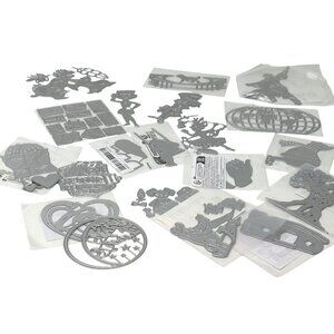 20 Thinlits Die Cuts Bundle Random Mix Characters Animals Holiday Scrapbooking